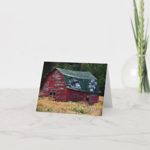 Cartão Adirondack barn note card