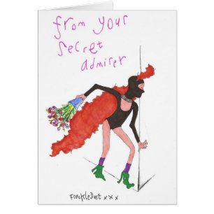 Cartão Admirador secreto
