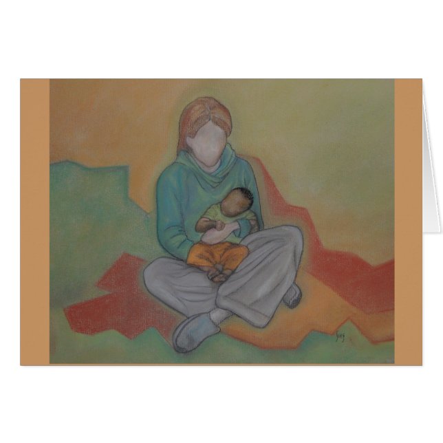 Cartão Adopção doce (Frente Horizontal)