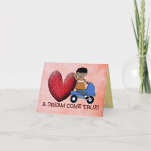 Cartão adoption congratulations card
