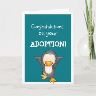 Cartão Adoption congratulations greetings