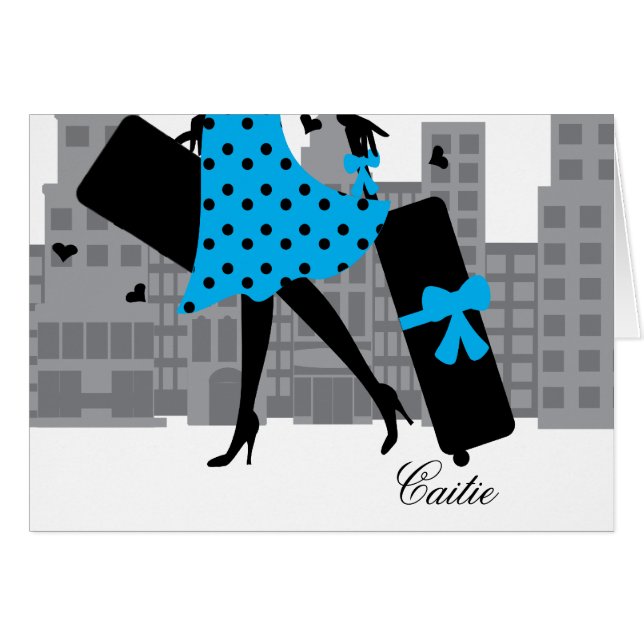 Cartão Adora a Viagem (Frente Horizontal)