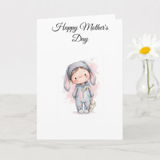 Cartão Adorável do Dia das Mães