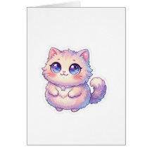 Adorável Kawaii Gatinho Fofinho Estrela Pastel Chi