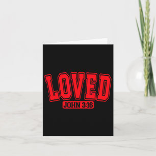Cartão Adorável Namorados de Natal John 316 Christian Hap