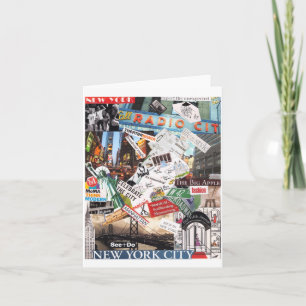 Cartão Adoro o NYC Notecard