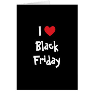 Cartão Adoro Sexta-Feira Negra