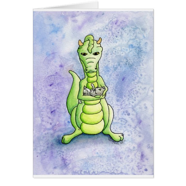 Cartão Adote um gatinho (Frente)