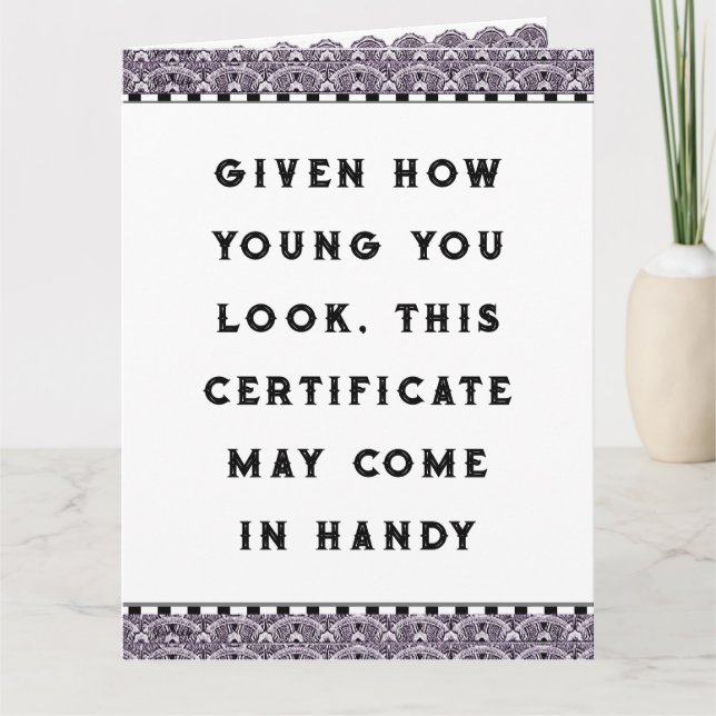 Cartão Adulto Engraçado Aniversário (Frente)