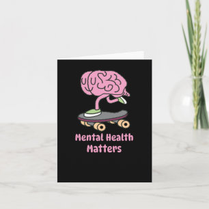 Cartão Adulto Mental Health S Vintage Cinema Design Stick