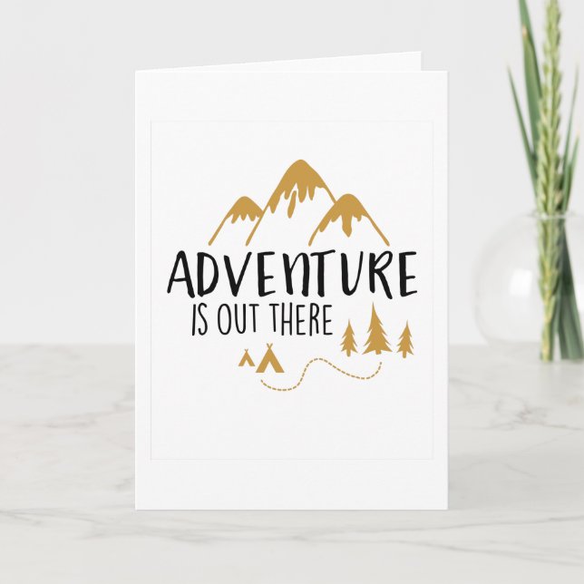 Cartão Adventure está lá fora (Frente)