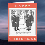 Cartão Advogados Legais e Cartoon Snowman Feliz Natal<br><div class="desc">Feliz Natal para um advogado. Cartão de Natal Legal. Um cartão de Natal com um desenho engraçado com advogados e um boneco de neve. Design de cartão para advogados, solicitadores, empresas legais ou advocacia e profissão jurídica. Um cartão de Natal engraçado para personalizar com seus próprios detalhes e enviar no...</div>
