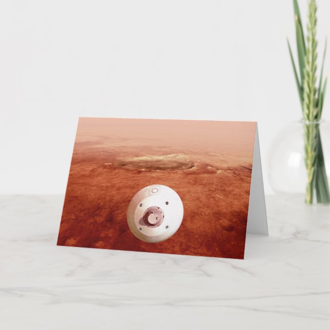 Cartão Aeródromo Com Perseverança Descendente Da Superfíc (Frente)