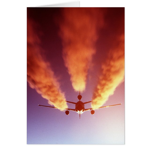 Cartão Aeronave de reabastecimento KC-10 (Frente)