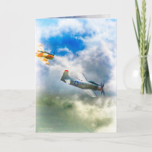 CARTÃO AERONAVES DA FORÇA AÉREA WW2 (Frente)