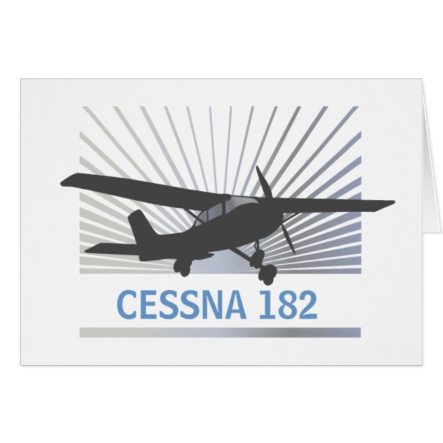 Cartão Aeronaves de alta-asa (Frente Horizontal)