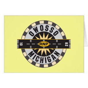 Cartão Aeroporto de Owosso, MI RNP
