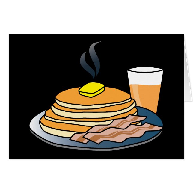 Cartão Aeroporto Fundraiser Pancake Breakfast (Frente Horizontal)