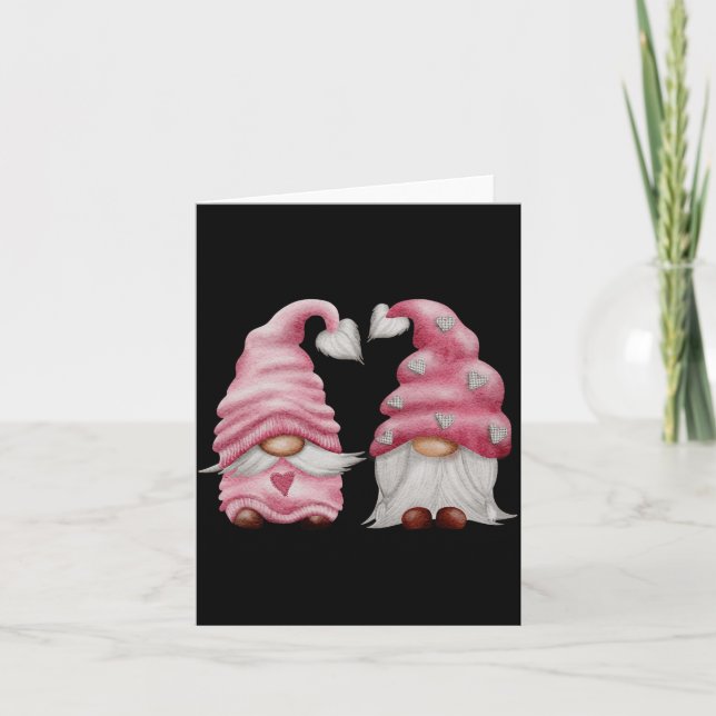 Cartão Aesthetic Nk Gnome Valentines Day Decor For Women  (Frente)