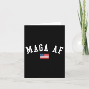 Cartão Af Shirt Trump 2024 Republicano Retome América 2