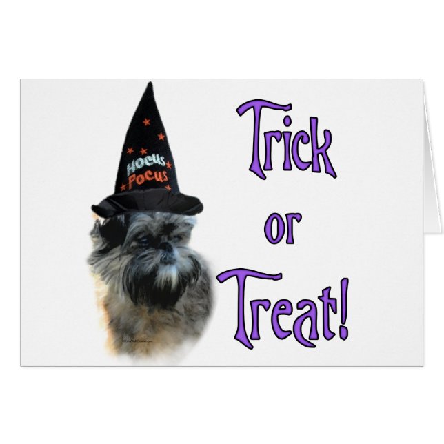 Cartão Affenpinscher Trick (Frente Horizontal)