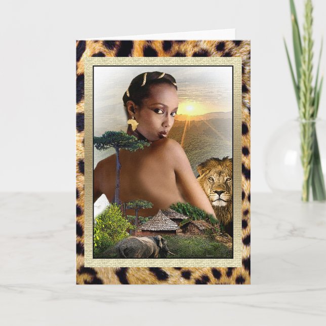 Cartão África (Frente)