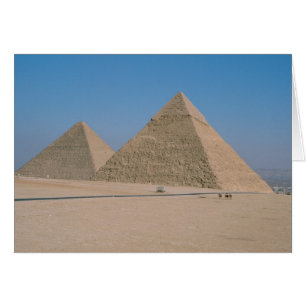 Cartão África - Egito - Cairo - Grandes Pirâmides de Gizé