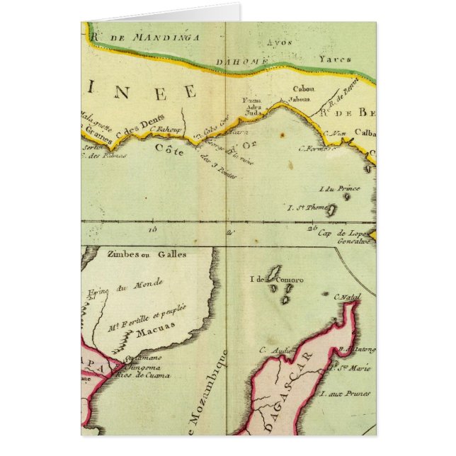 Cartão África, Madagáscar (Frente)