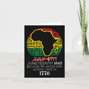 Cartão África Mapa em 4 de julho de 18 de junho de 1865 1