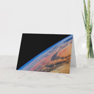 Cartão África norte E O Vasto Deserto Líbio.