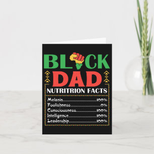 Cartão África Nutrição Negra Fala Melanina Consciente