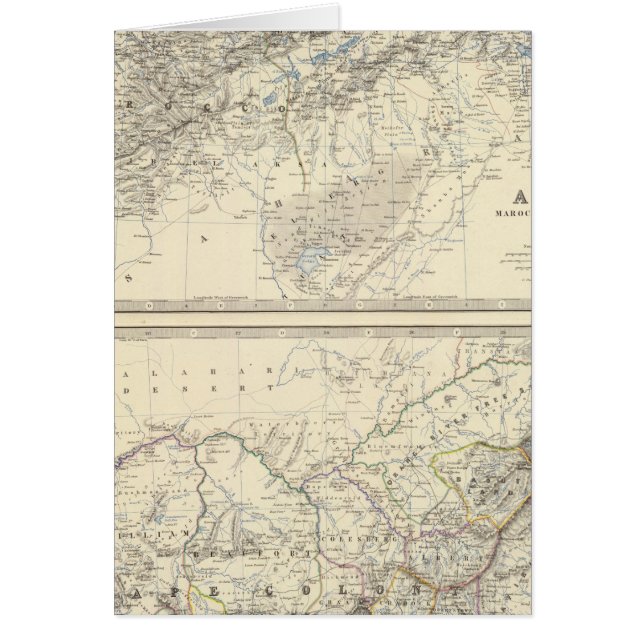 Cartão África, NW, S (Frente)