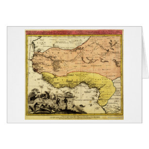 Cartão África OcidentalMapa PanorâmicoÁfrica Ocidental