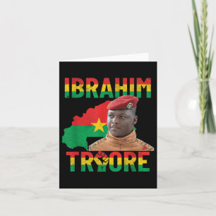Cartão Africa Resistance Thomas Sankara Burkina Faso Ibra