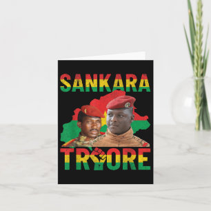 Cartão Africa Resistance Thomas Sankara Burkina Faso Ibra