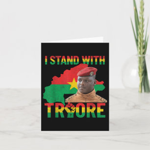 Cartão Africa Resistance Thomas Sankara Burkina Faso Ibra