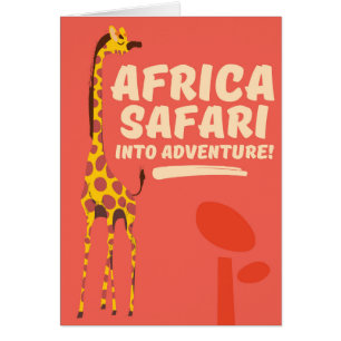 Cartão África Safari Em Aventura!