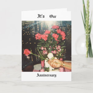 Cartão African American Anniversary Card