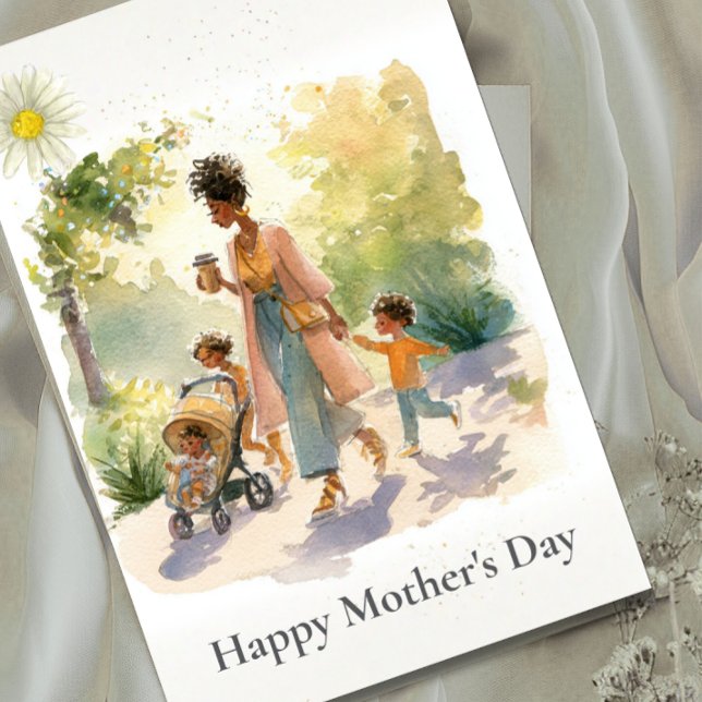 Cartão African American Mother's Day Card (Criador carregado)
