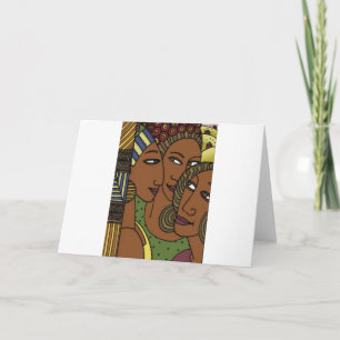 Cartão African American women sister friends