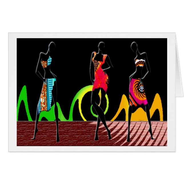 Cartão Africana (Frente Horizontal)