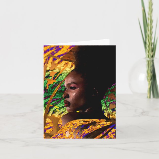 Cartão africano (Frente)