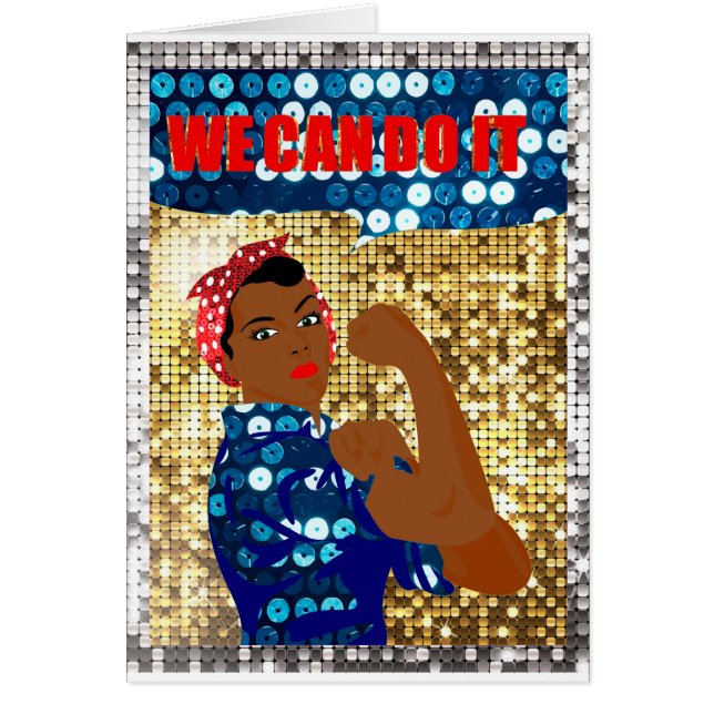 Cartão africano rosie o riveteiro (Frente)