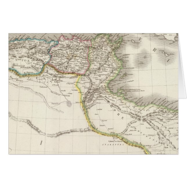 Cartão Afrique Propre - Mapa do Atlas Africano (Frente Horizontal)