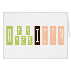Cartão Afro-americano