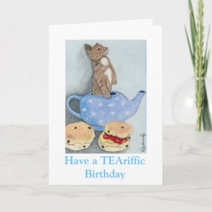 Cartão Afternoon Tea Birthday Card