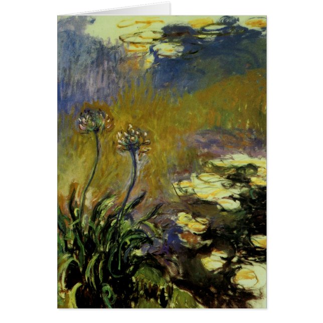 Cartão Agapanthus (Frente)