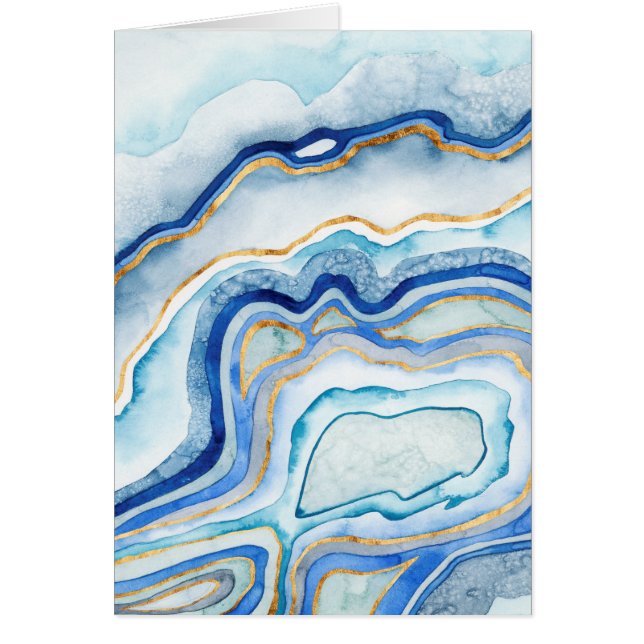 Cartão Agato de cobalto II (Frente)