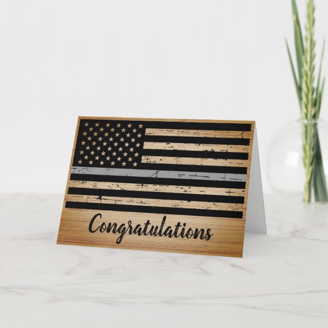 Cartão Agente de Correção da Linha de Cinzas Finas Rustic (Frente)