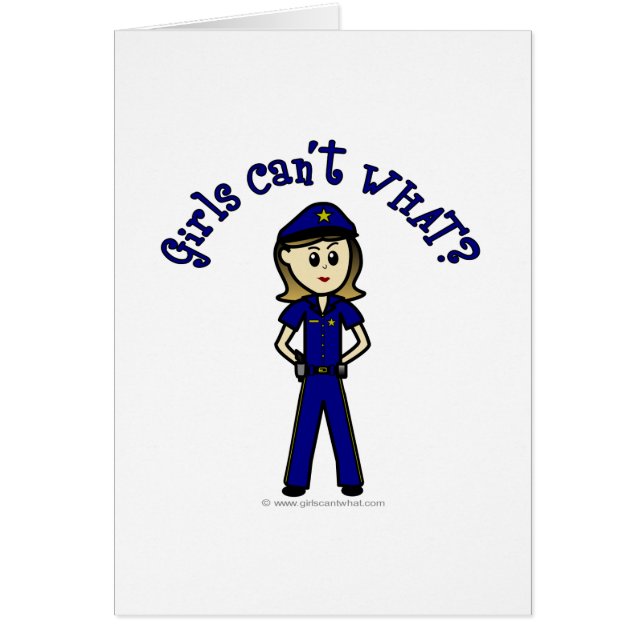 Cartão Agente de Polícia de Luz (Frente)